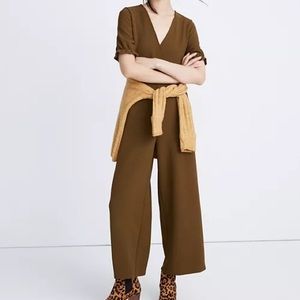 Madewell Crepe Crossover Jumpsuit
